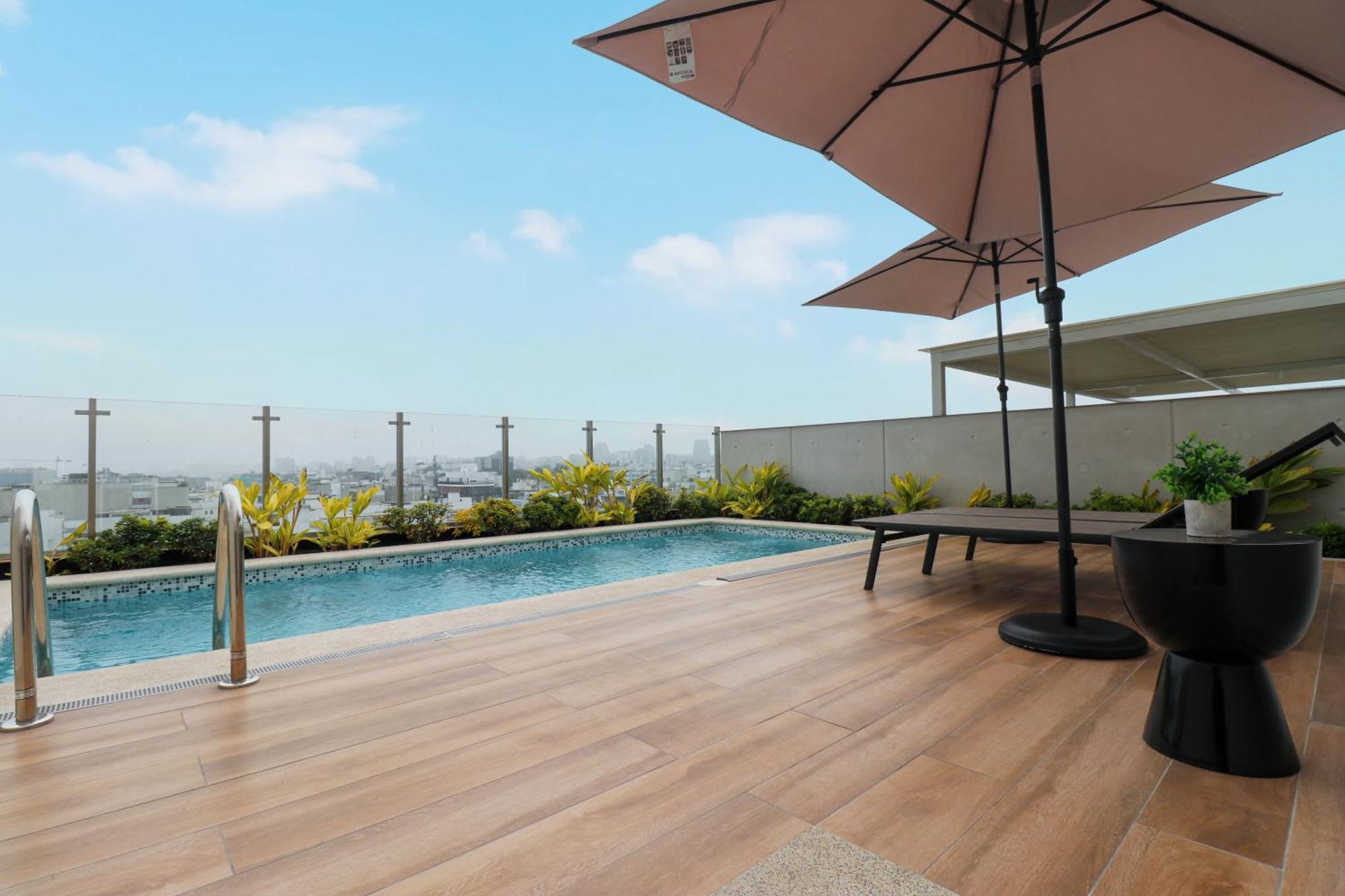 Apartamento con balcón