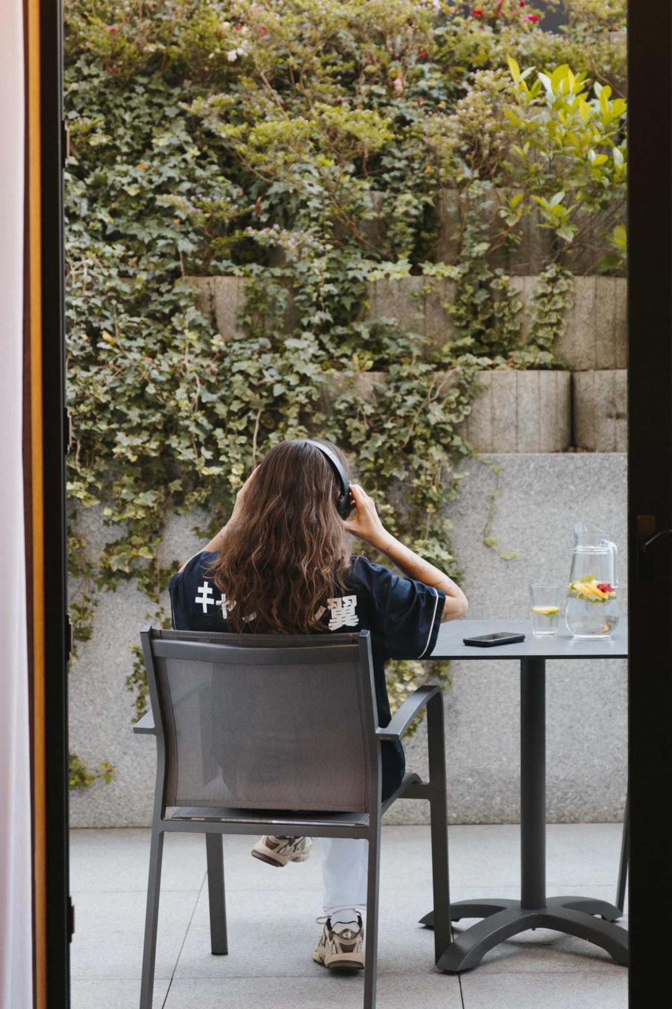 Studio mit 1 Doppelbett oder 2 Einzelbetten und Balkon