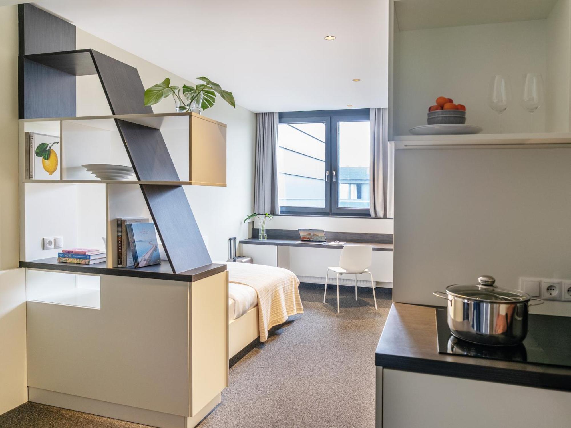 Medium Studio Kitchenette Single Bed