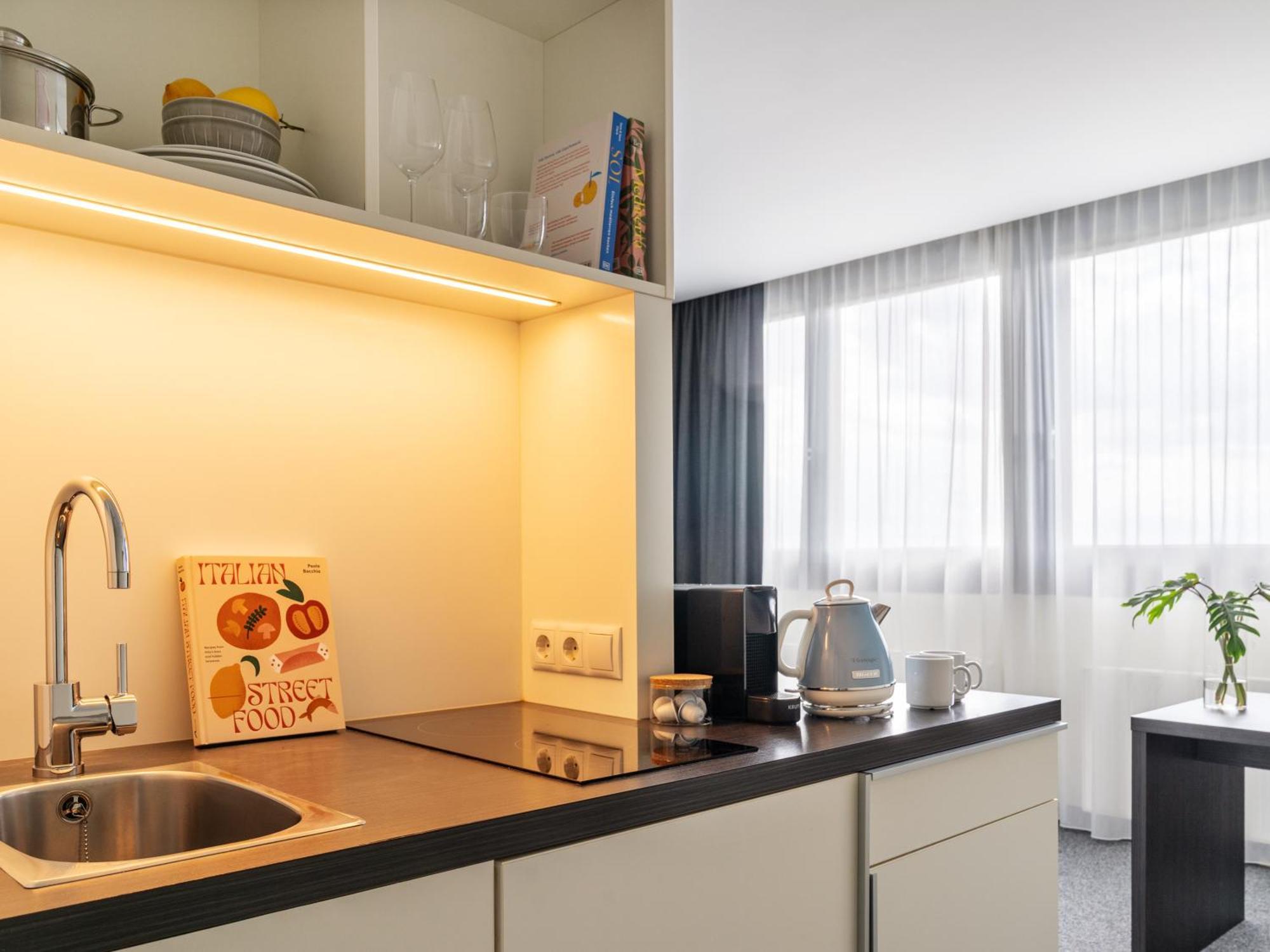Large Studio Kitchenette