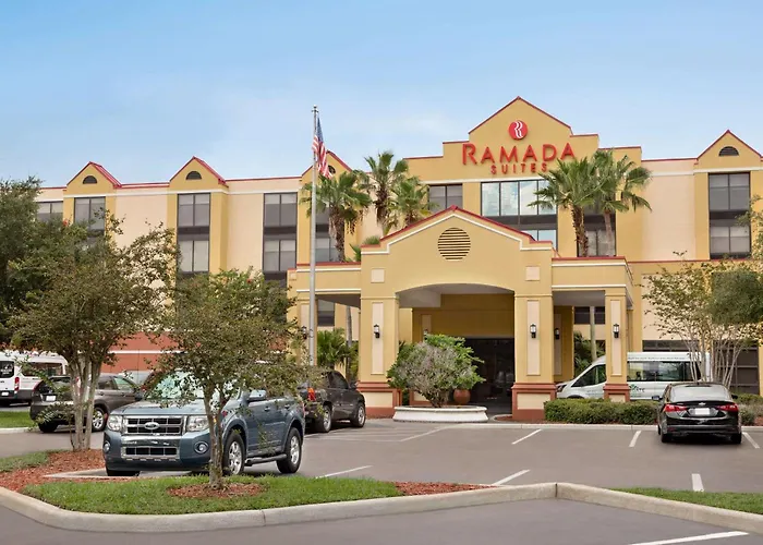Romantic hotel: Ramada By Wyndham Suites Orlando Airport- Free Airport Shuttle
