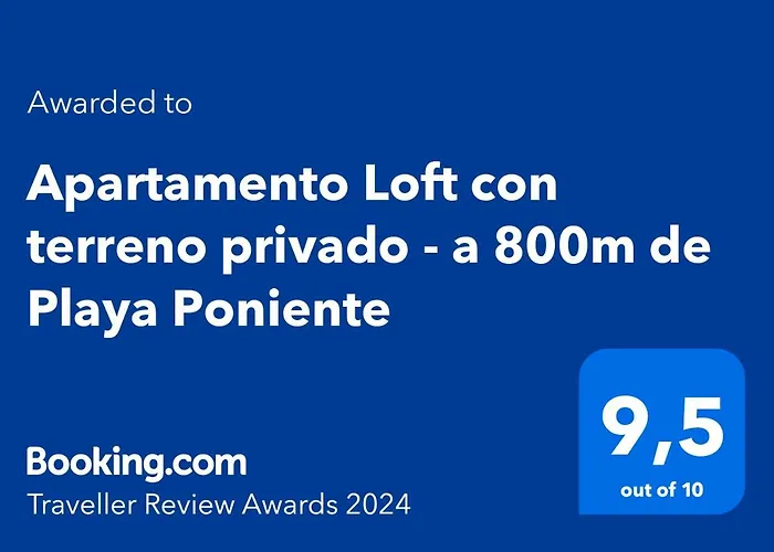 Loft Con Terreno Privado Y Parking Compartido - A 800m De Playa Poniente