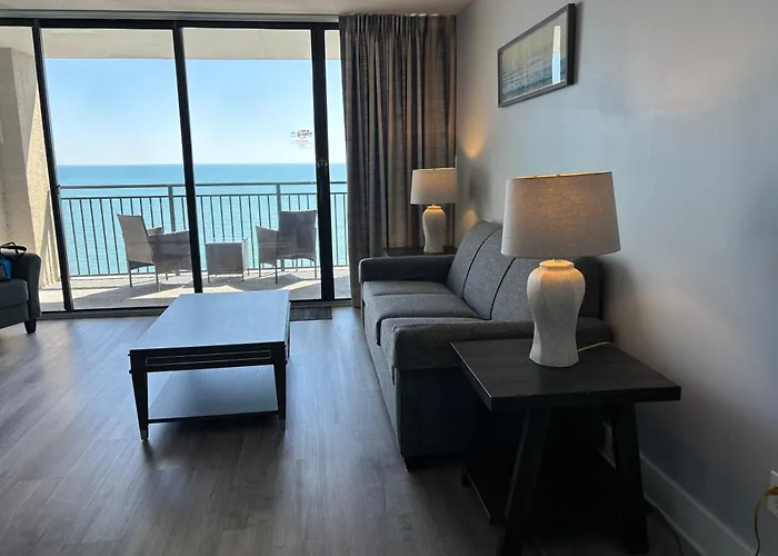 Scenic Views From The Balcony At Ocean Forest Plaza Condos