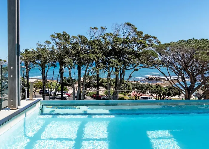 Villa: Blue Views Penthouse Beachfront Apartment With Pool