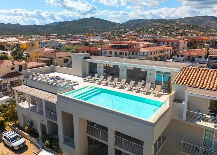 Residence With Panoramic Swimming Pool In Porto San Paolo Just 850 Mt From The Sea