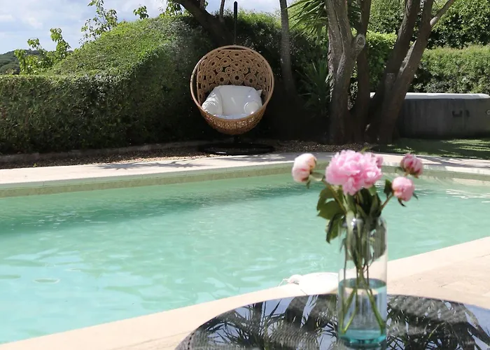 Rez de Villa, vue magnifique, piscine chauffée privée, spa villa Les Feuillantines