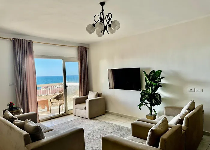 Alex Homes - Sidi Gaber Cozy Apartment With Direct Sea View - Families Only