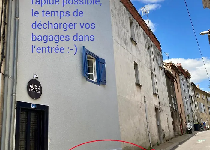 AUX 4 LOGIS Appart-hotel - Studio Le Roof - Une vue splendide - Petit déjeuner inclus 1ère nuit