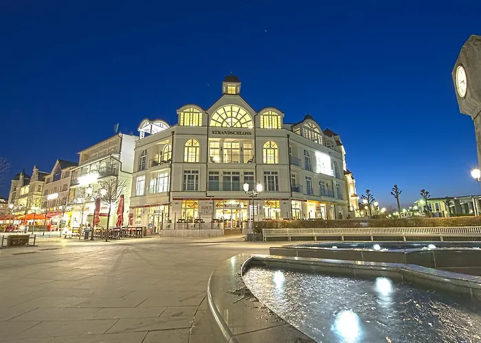 Strandschloss Binz - Penthouse Royal Beach mit Sauna, Kamin, Terrasse, Meerblick